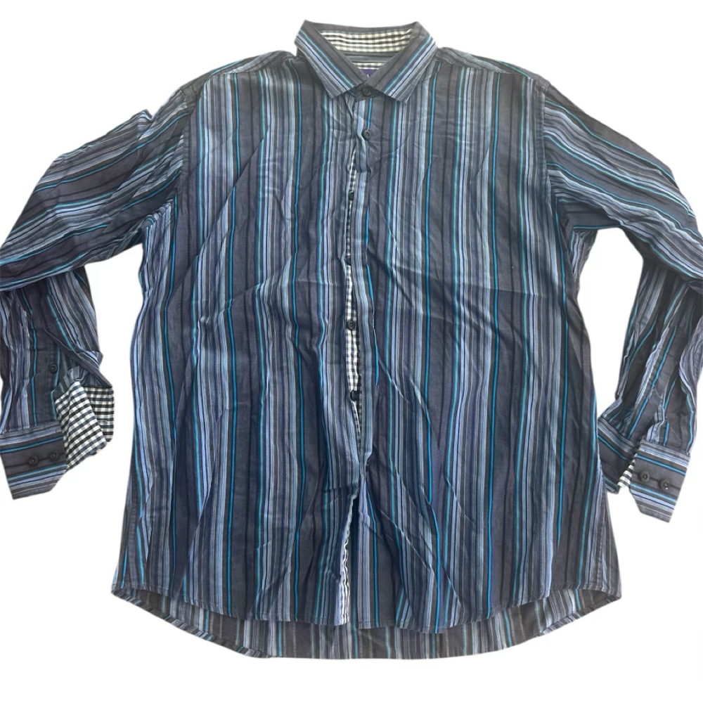 Tallia Mens stripped button up
